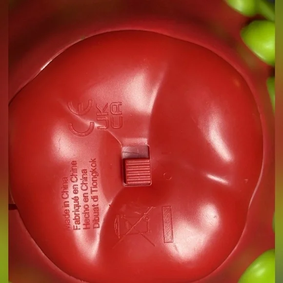 Disney Parks Poisoned Apple Tabletop Light Snow White The Seven Dwarfs New 6” - Picture 7 of 8